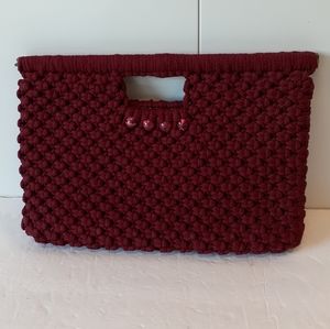 Handmade Knitted Baltimore Artisan Purse Bag